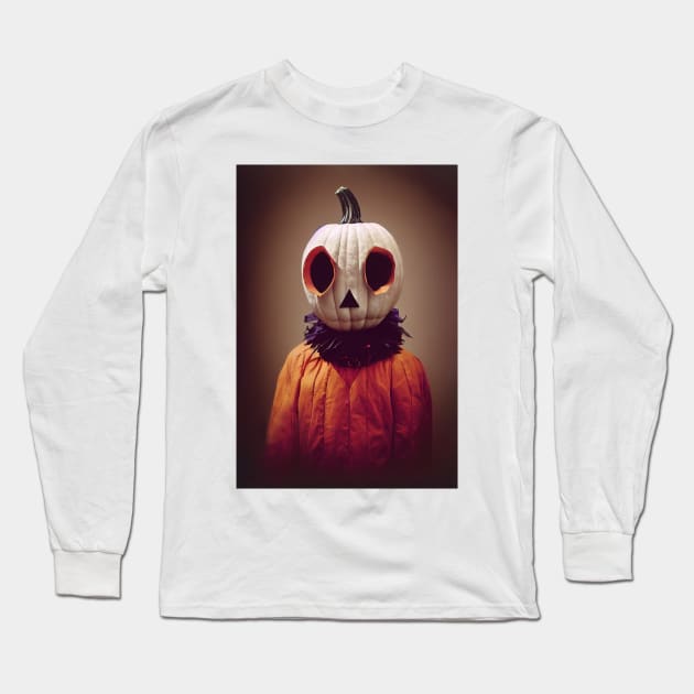 A Creepy, Scary Clown Long Sleeve T-Shirt by daniel4510